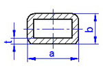 Rozměr trubky obdelníkové