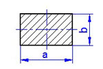 Rozměr tyče obdelníkové