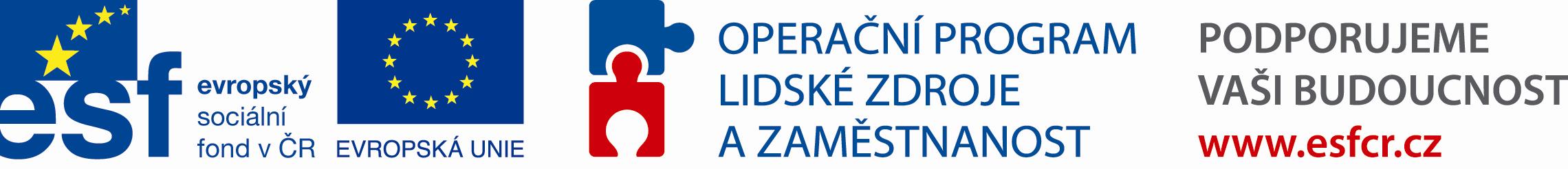 Logo OP Lidské zdroje a zaměstnanost